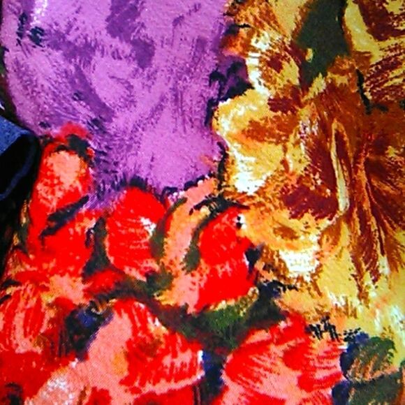 Vintage Liz Claiborne Floral Shift - Picture 13 of 13